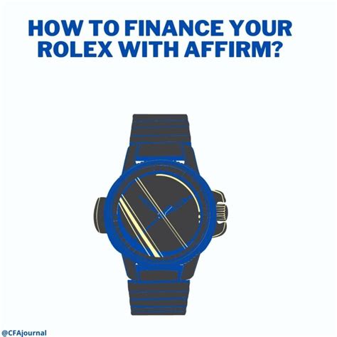 rolex with affirm